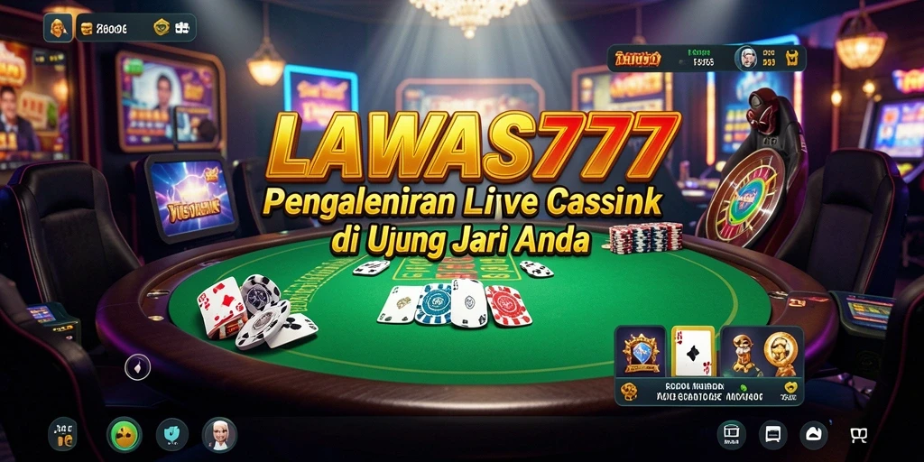Tampilan gameplay Live Casino yang menakjubkan di LAWAS777.