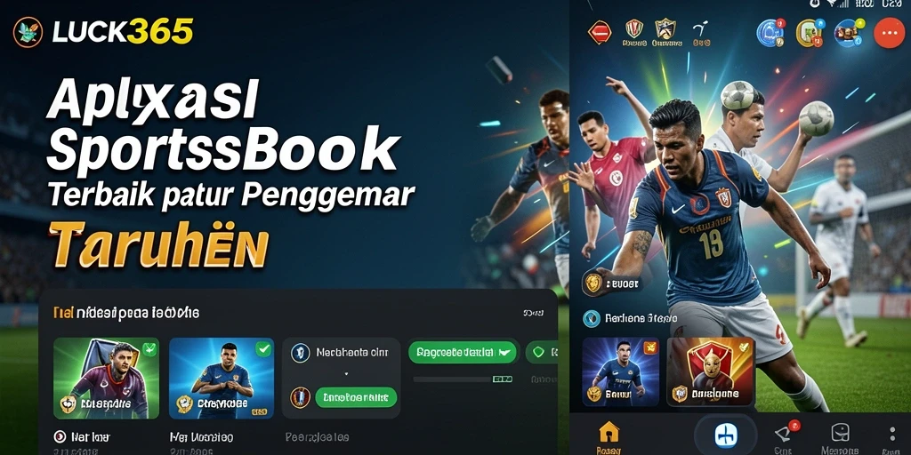 Tampilan antarmuka LUCK365 yang menarik untuk taruhan olahraga.