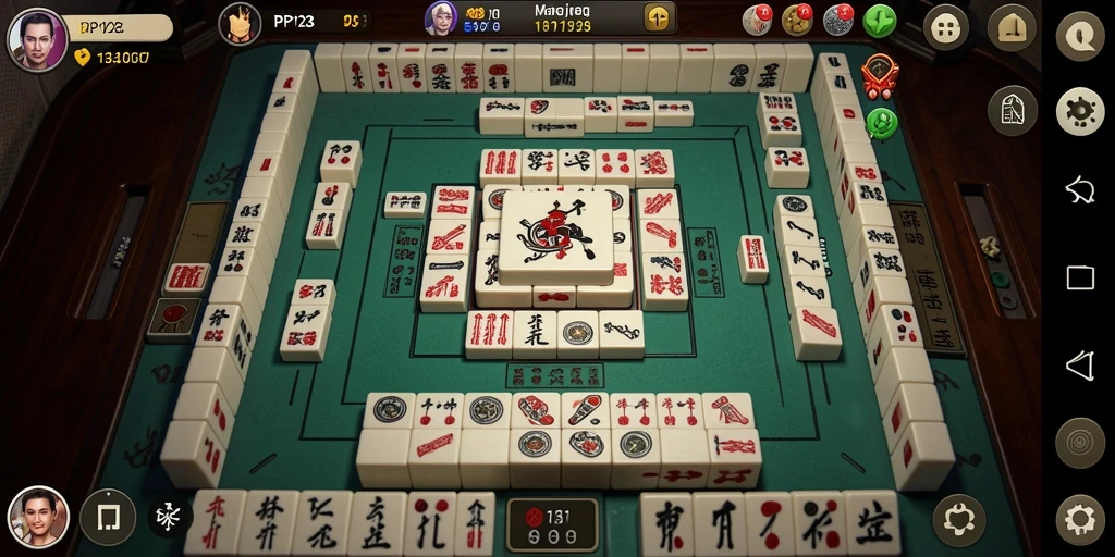 Gameplay seru dan menantang dari PP123 Mahjong.