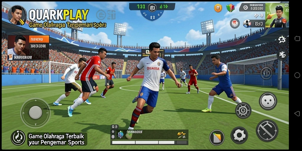 Tampilan gameplay QUARKPLAY yang seru dan mendebarkan dalam aksi.