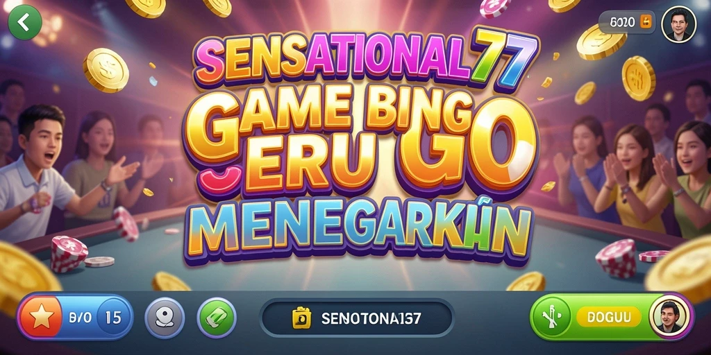 Gameplay SENSATIONAL77 yang menarik dengan suasana Bingo yang seru.